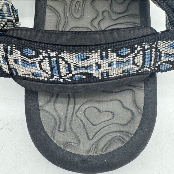 Teva Womens Sport Sandals Size 9 Black Aztec Slingback Outdoor Casual Comfort - Picture 7 of 16